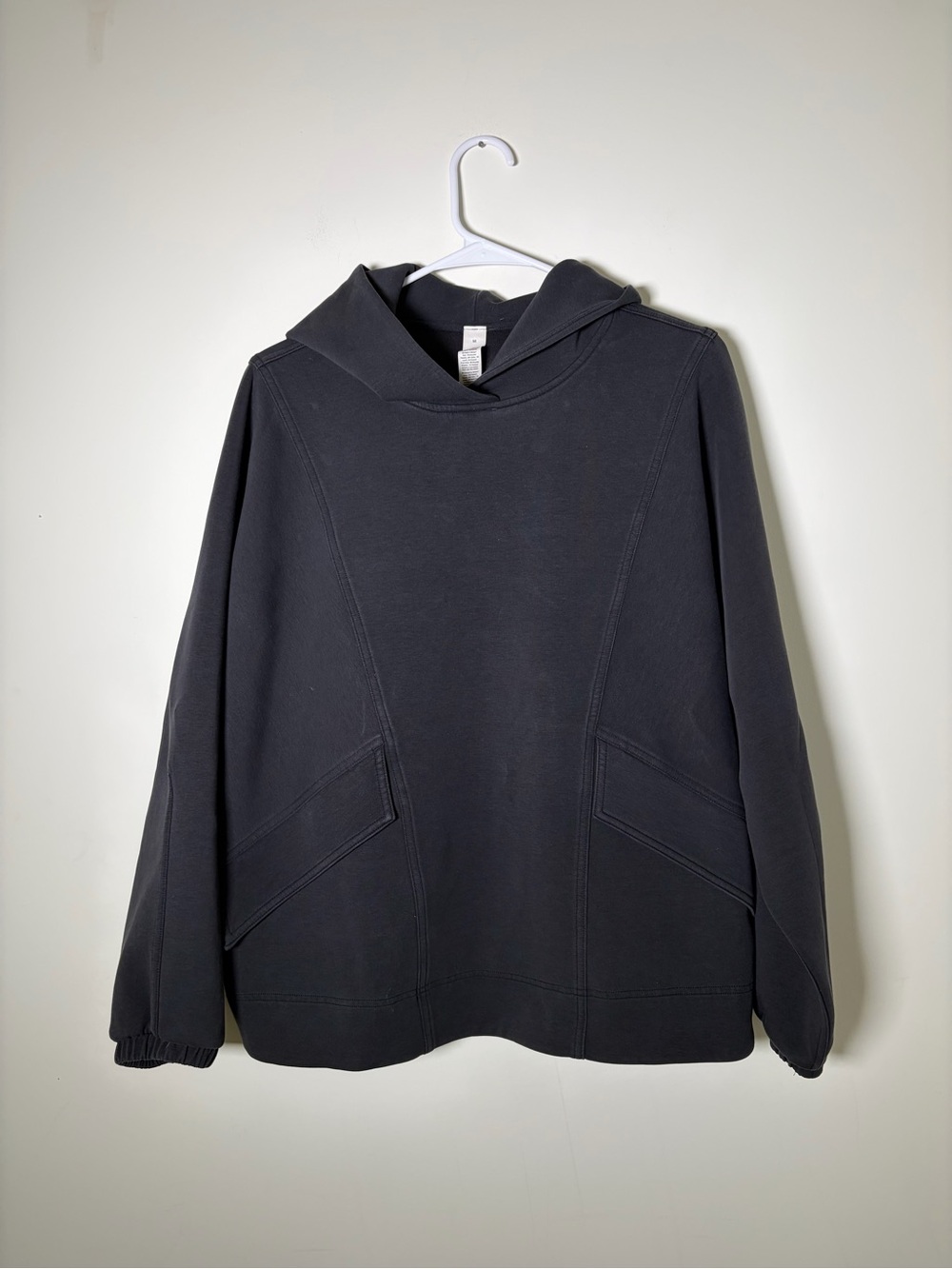 Lululemon Women’s Medium Double Knit Oversized Black Hoodie